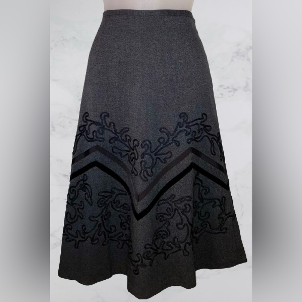 Ann Taylor Loft Wool Blend A- Line Skirt Size 6P